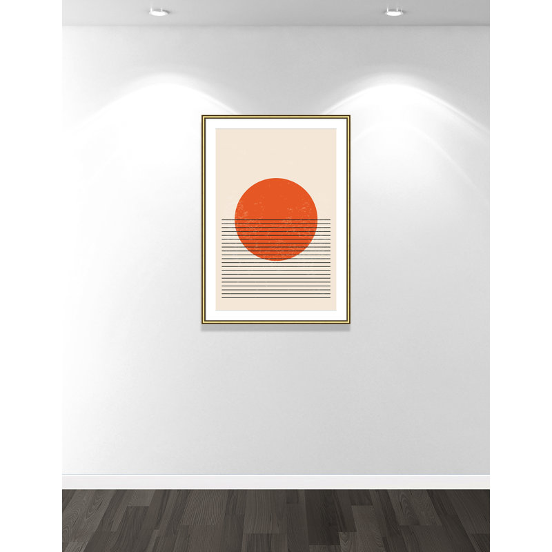 «Bright Minimal Series # 2» par Stanley, 30.75'' W x 42.75'' H, Matted Print, Or classique