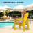 HDPE Patio Stackable Folding Adirondack Chair-1767226332