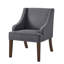 Fauteuil d'appoint moderne du milieu du siècle avec pieds en bois massif pour salon et bureau