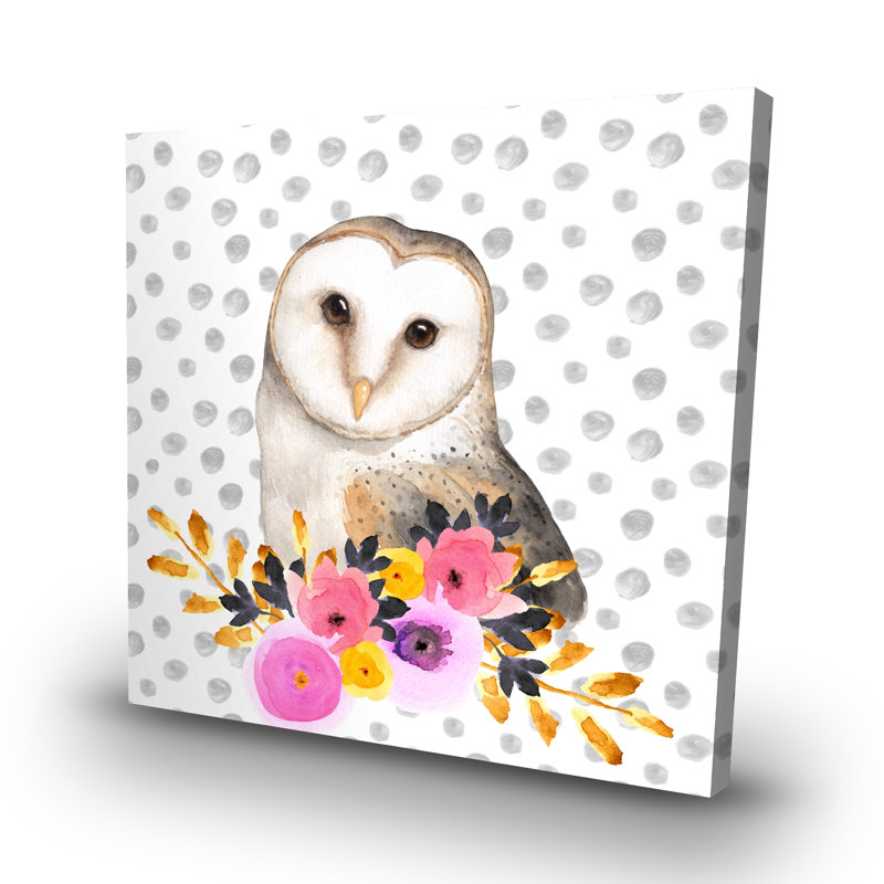 Beautiful owl - 32"x32" art on canvas