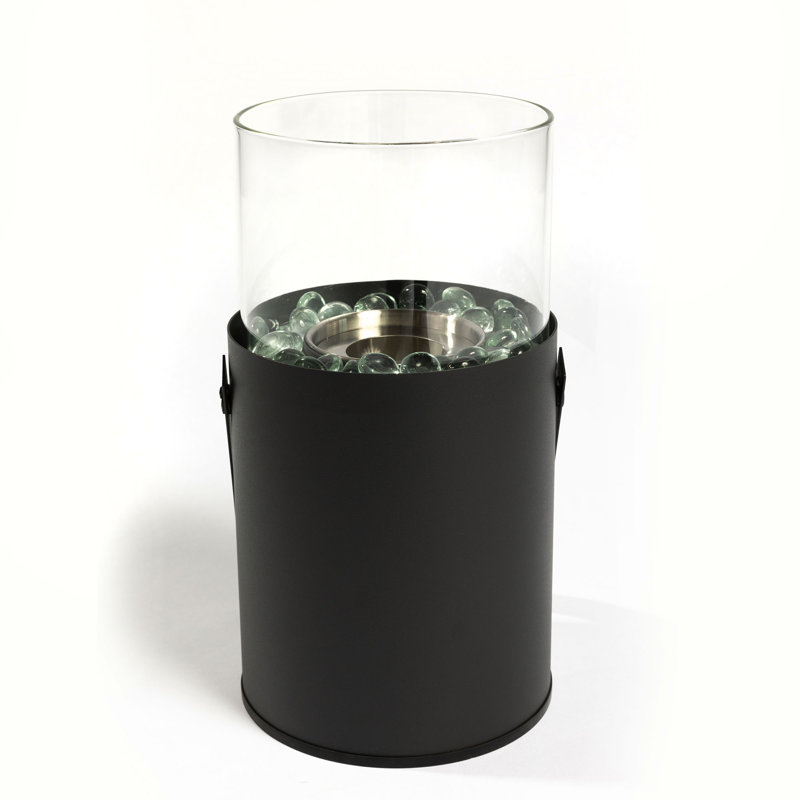 Wondrous Iconic Modern Column Steel Smokeless Outdoor Fireplace