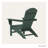 POLYWOOD Nautical Adirondack Chair-1311717437