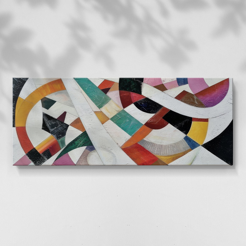 Abstract Series 1 #XL-Wide Gallery Wrapped Canvas, 12" H x 30" W