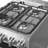 Lamazze 20-inch Gas Range, 4 Sealed Burners, 21.200 BTU, 2.05 cu. ft. Oven