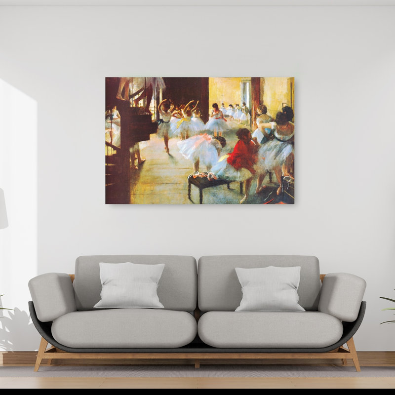 «School De Danse», impression d'art contemporain classique et coloré, H 40 po x l 60 po