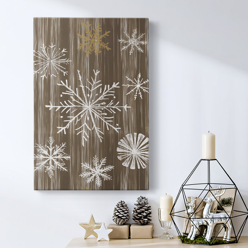 Art des Fêtes de Noël - Toile tendue avec châssis LVI, H 18 po x l 12 po