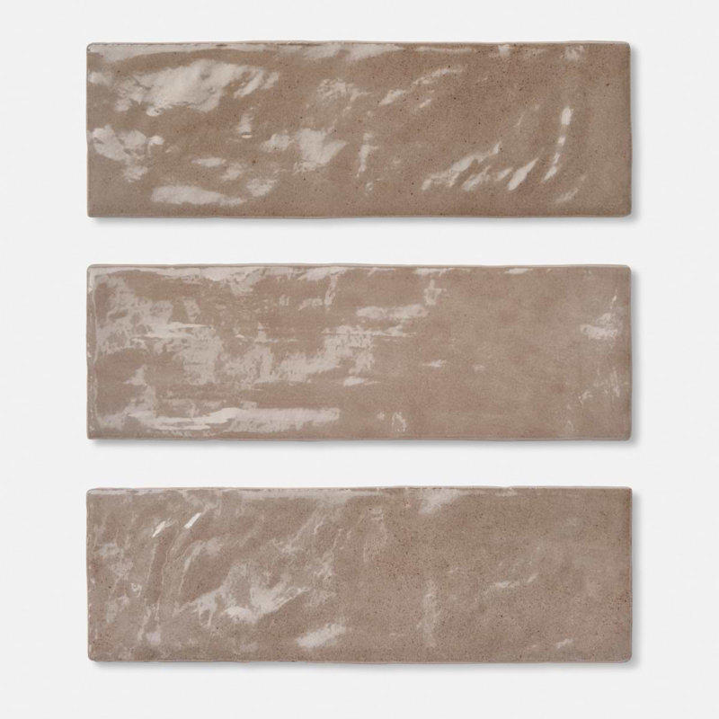 Portmore 3x8 Glazed Ceramic Tile, Taupe