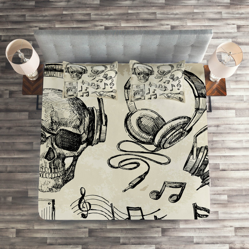 Music Polyester Coverlet