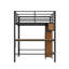 Lit mezzanine double pour enfants Addora
