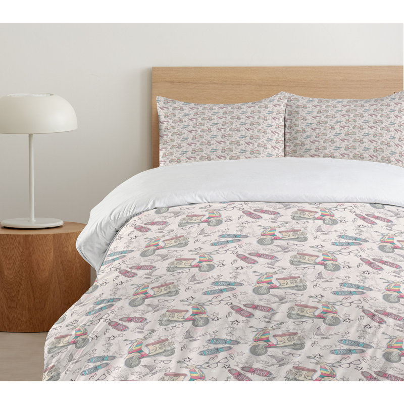 No Duvet Cover, California King Duvet Cover + 2 Standard Shams