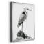 Shoreline Heron en toile de qualité supérieure - Prêt à accrocher-2144619541-2144619537