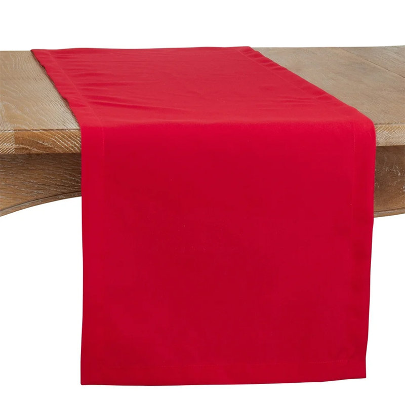 Chemin de table Parsonsfield , 90 po x 16 po, Rouge
