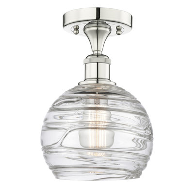 Plafonnier semi-encastré en verre Reales