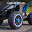 Outfunny 24V Kids ATV 4 Wheeler, Kids Ride On Toy avec roues lumineuses à DEL, musique et port USB - bleu-112553131