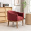 Fauteuil avec pieds en bois massif-131080927