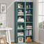 Bibliothèque en coin 70,9 po à 6 niveaux étroits pour salon, bureau, chambre à coucher-422913351