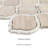 Tivoli Sand Lantern 11 in. x 13 in. Polished Marble Mosaic Floor and Wall Tile