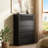 Modern 5 Fluted Drawers Dresser For Bedroom, 48.4" Tall Dressers & Chests Of Drawers W/curved Design-1956809372