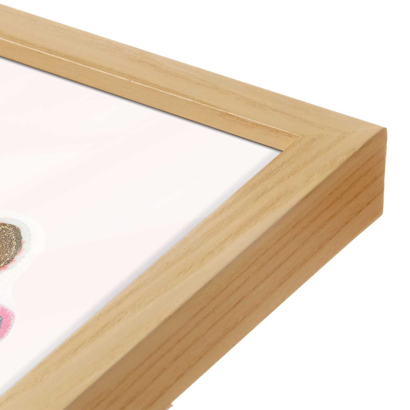 «Heart Glass II» par Casa Cartissi, reproduction d'art, 48" H x 32" W, Reproduction encadrée d'une seule photo sans pass, Tan