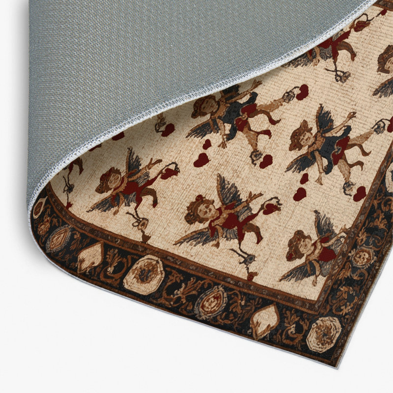 Tapis d'intérieur et d'extérieur brun français