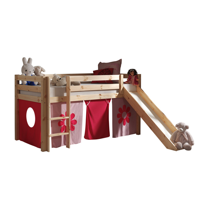 Escalera Kids EU Single - 90 X 200 Cm Loft Bed, Natural