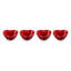 Le Creuset Stoneware Set Of 4 Heart Mini Bowls Multi Color-1271498183