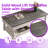 Lift Top Coffee Table With Fixed Shelf - 3 Hidden Storage Trays, Handcrafted Solid Wood Splice Tabletop, Versatile Two-Tier Living Room Table, Antique Grey & Ancient White-1353674532
