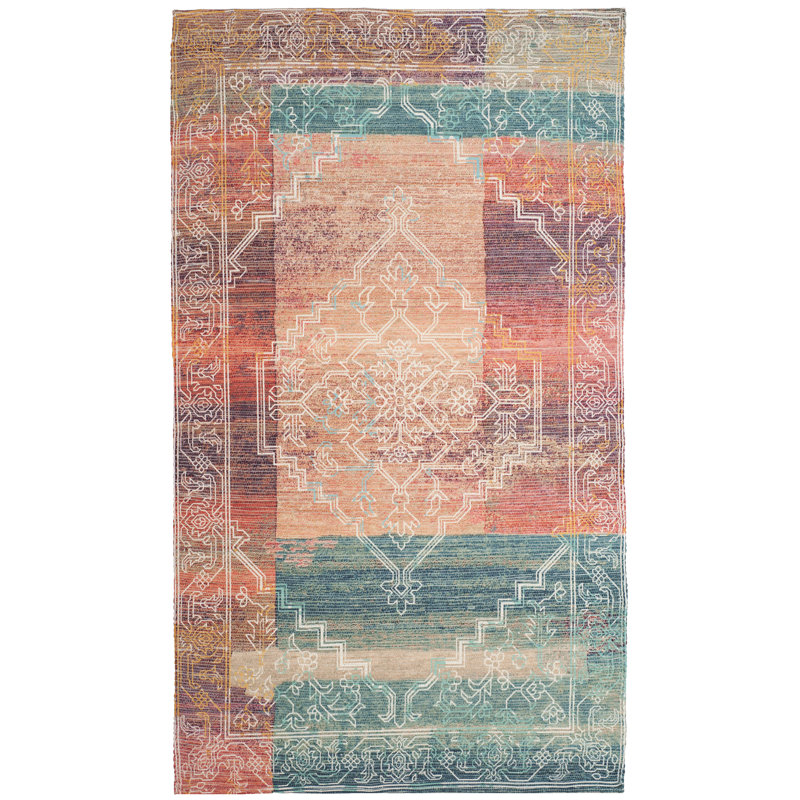Amanda Hand Loomed Performance Geometric Rug, Rectangle 5' x 8'