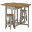 Stanley 2 Person Drop Leaf Pine Wood Dining Set-503129291