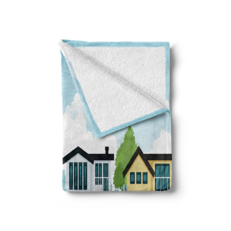 Hand Woven Throw Blanket, 70" W x 90" L