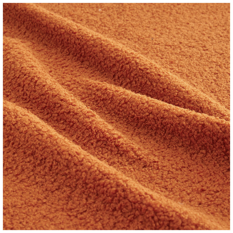 Canapé modulaire en tissu en forme de U de l 148 po x P 65,7 po x H 27,9 po Brio, 27.9" H x 148" W x 65.7" D, Orange Teddy
