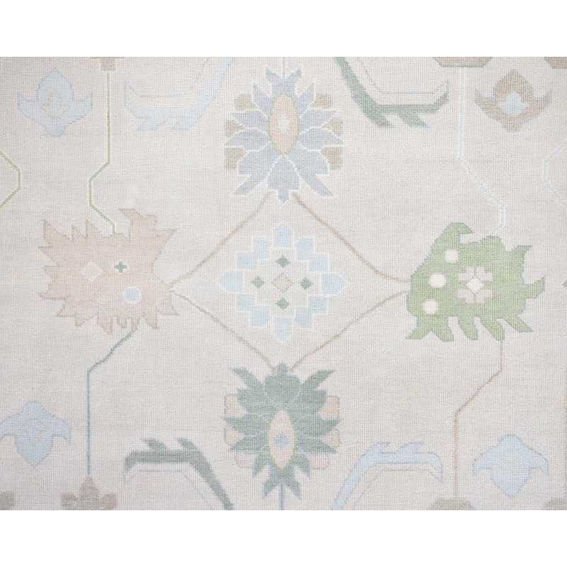 Fiona Hand Knotted Wool Oriental Area Rug, Rectangle 12' x 15'
