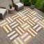 Tapis géométrique lavable à la machine intérieur / extérieur Aten ACN2332-1186988340