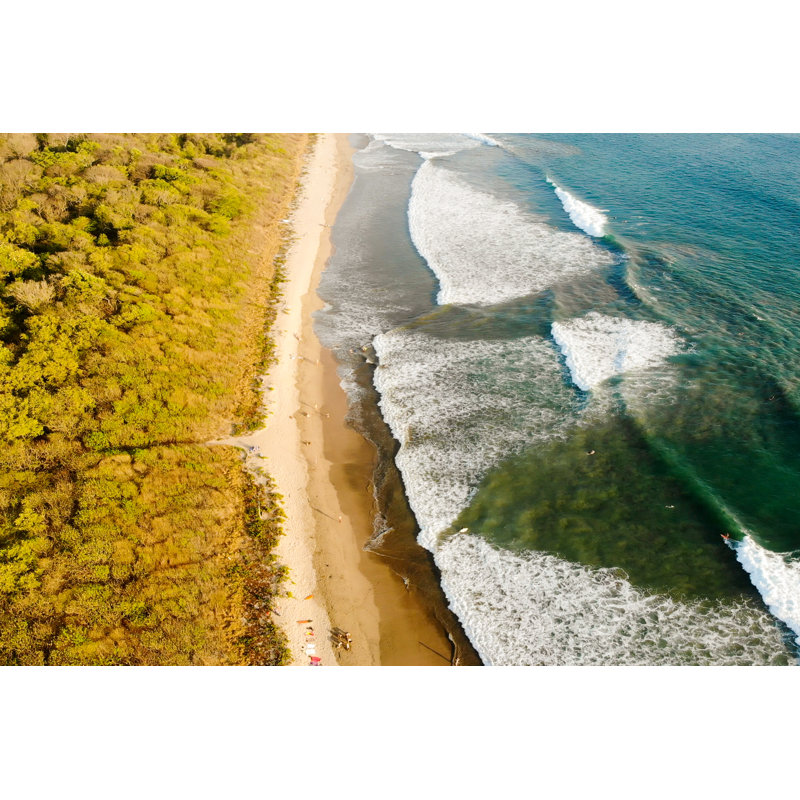 Tropical Beach 1 Piece Wrapped Canvas Wall Art, 20cm H x 30cm W