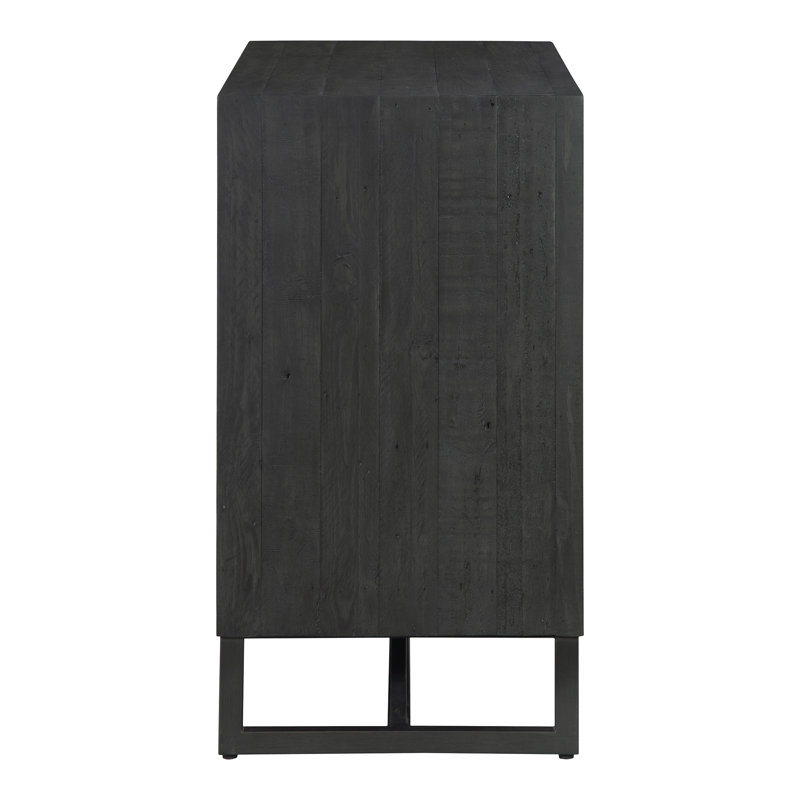 SIERRA 2 DOOR CABINET BLACK, Black