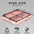 Metal King Size Bed Frame with LED Lights, Remote Control and Charging Station, No Boxspring Needed-995316986-986761436