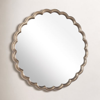 Uttermost Cerrito Antique Brass Round Mirror