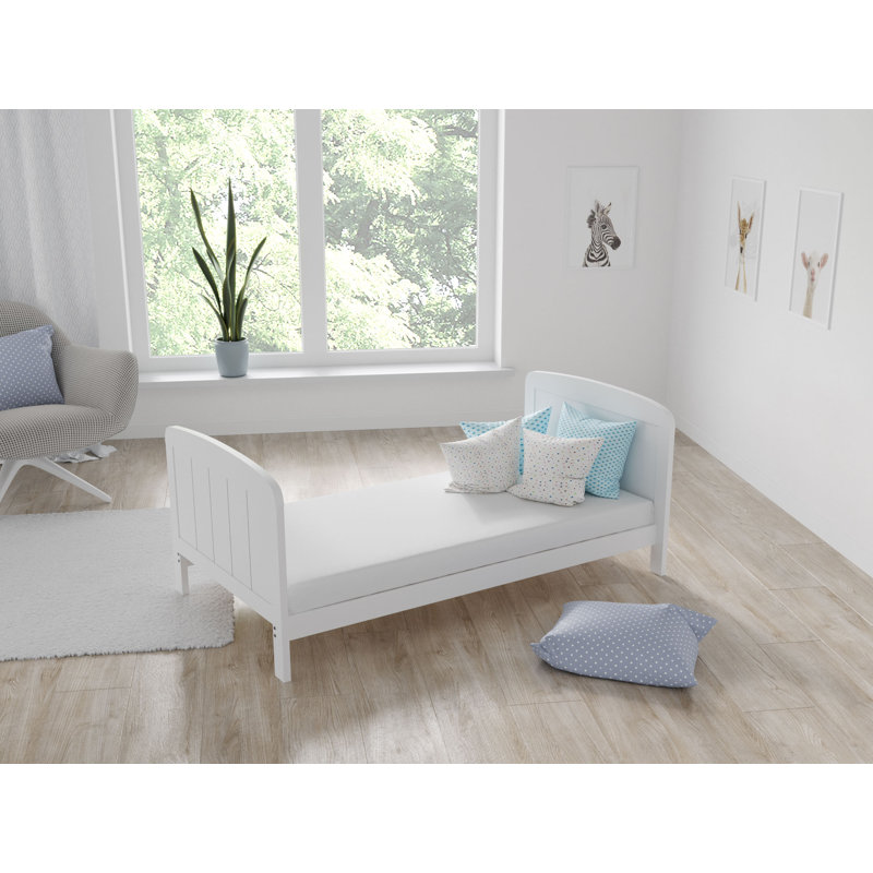 Crow 3 Cot Bed, White/Pine