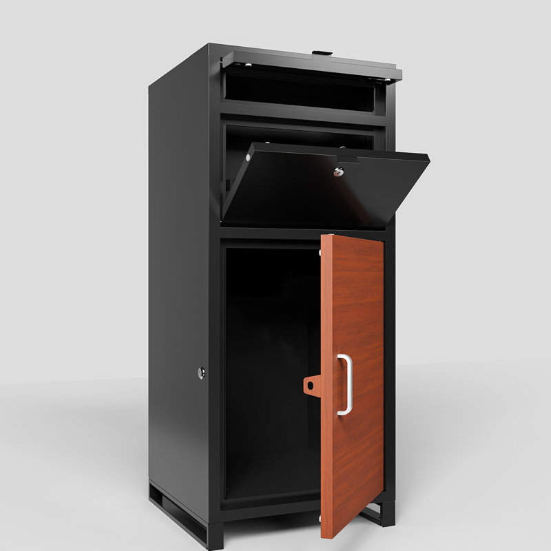 Outdoor Package Holder - And With Large Storage Capacity Construction Space