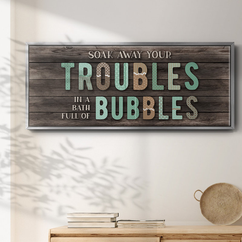 Troubles Bubbles - Toile encadrée