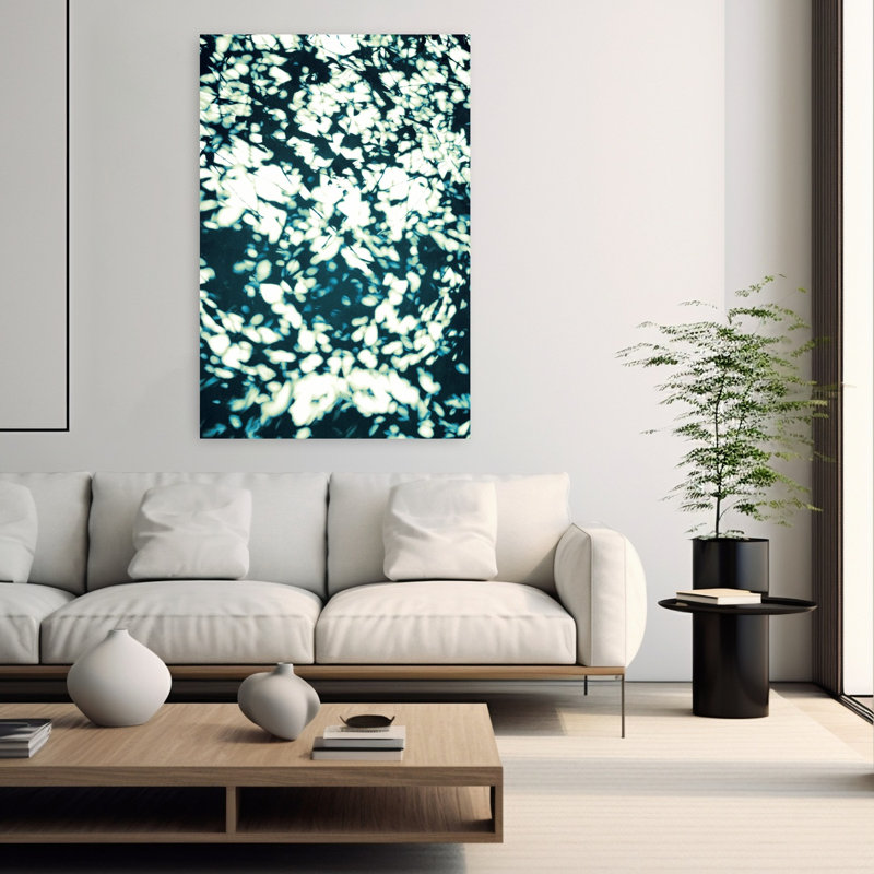 Contemporary Art Abstract Elegant Organic Nature Landscape Wall Art by Angelo Cerantola - Wrapped Canvas Print
