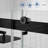 55-59＂W x 75＂H Frameless Double Sliding Shower Door, 5/16＂Tempered Glass Bathroom Shower Door-107484700
