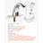 Touchless Bathroom Sink Faucet Automatic Motion Sensor 9/16 Chrome Plated