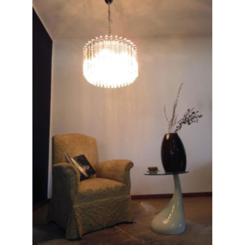 Lustre à 12 lumières Murana, Or antique, Amber, 36" Diameter x 13" Height