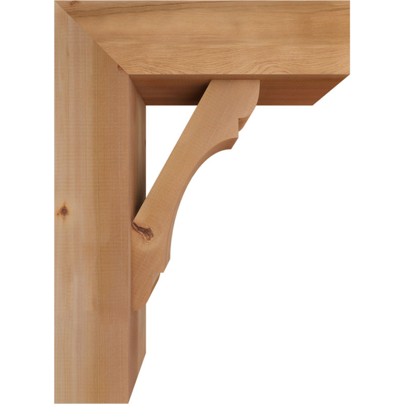 Support de bloc olympique avec entretoise décalée, 30 x 22, Cèdre rouge occidental de l 7 1/2 po (lisse)