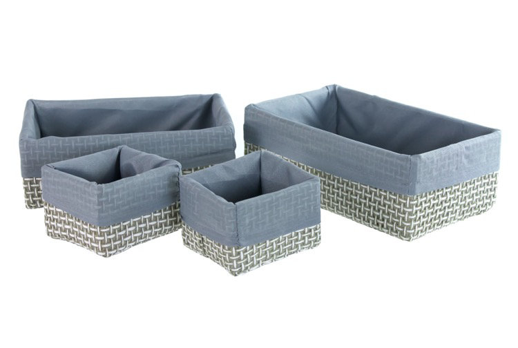 Lavanda Fabric Laundry Set, Moka