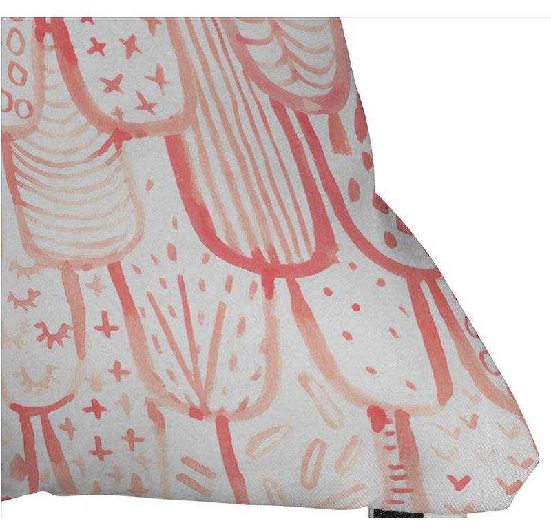 Coussin extérieur, 20 po x 20 po, Rose