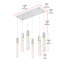 Luminaire suspendu noir Aurora 32 pouces-1928583524