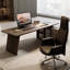 Bureau rectangulaire en bois manufacturé Coffee-1904423877
