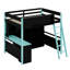 Wood Loft Bed With Desk-187917695